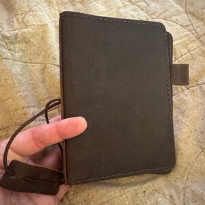 Passport Travelers Notebook Brown Leather Wallet cover